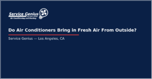 Do Air Conditioners Bring in Fresh Air From Outside? | Service Genius ...