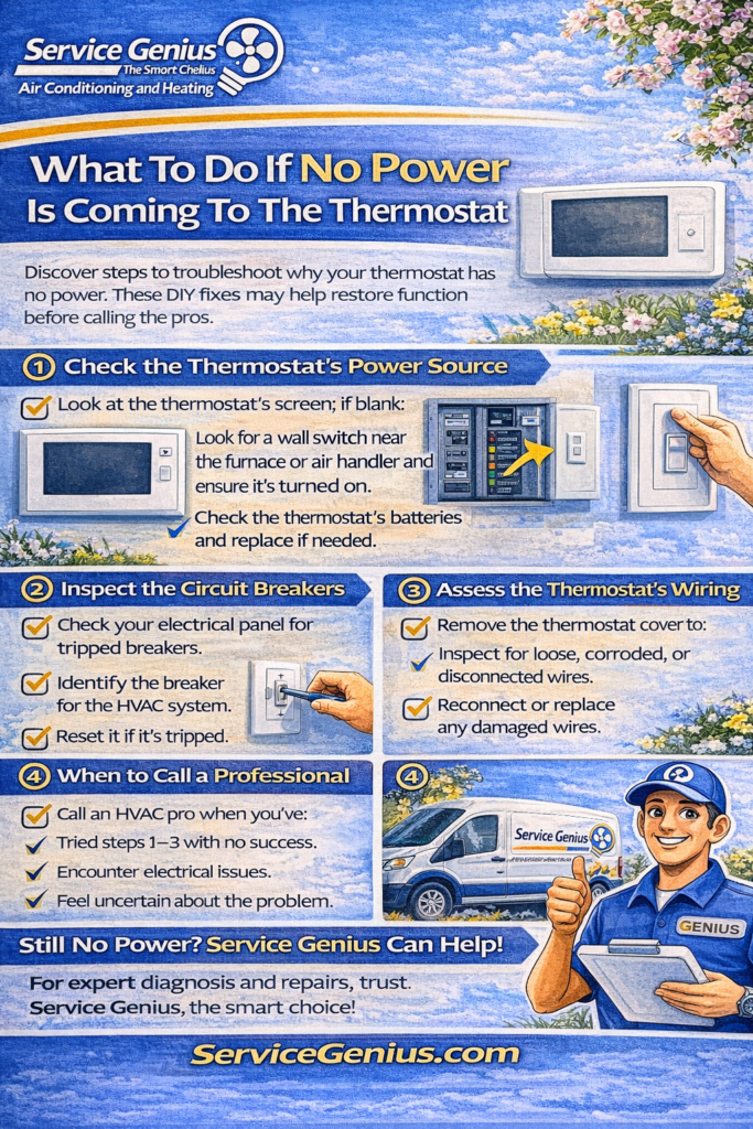 What To Do If No Power Is Coming To The Thermostat