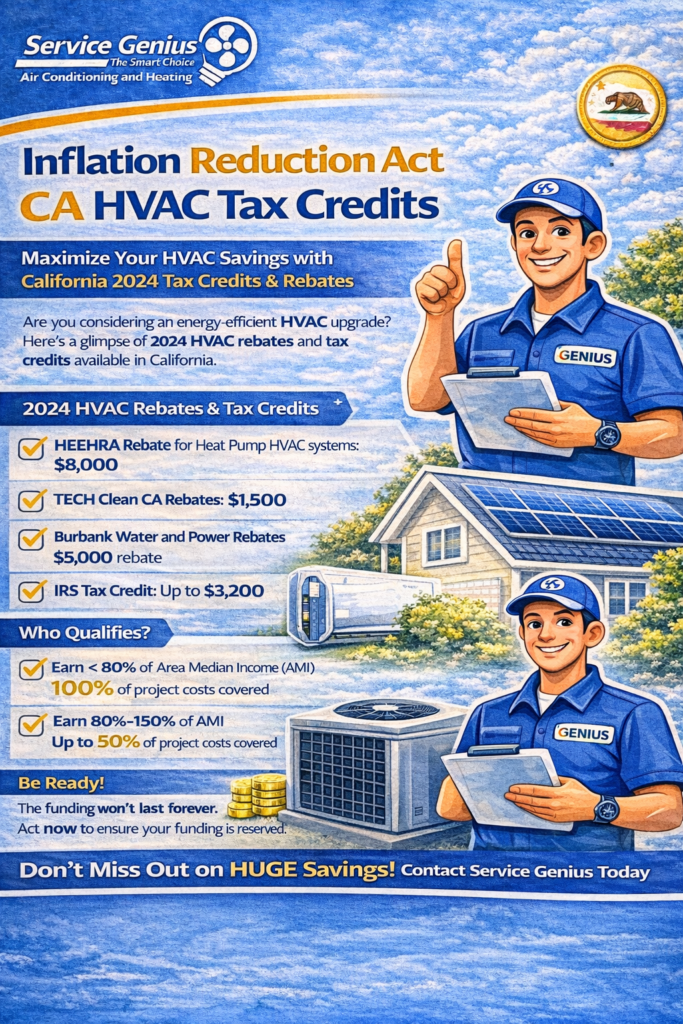 Inflation Reduction Act CA HVAC Tax Credits