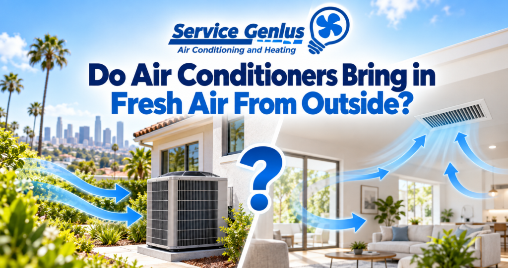 Do Air Conditioners Bring in Fresh Air From Outside Infographic