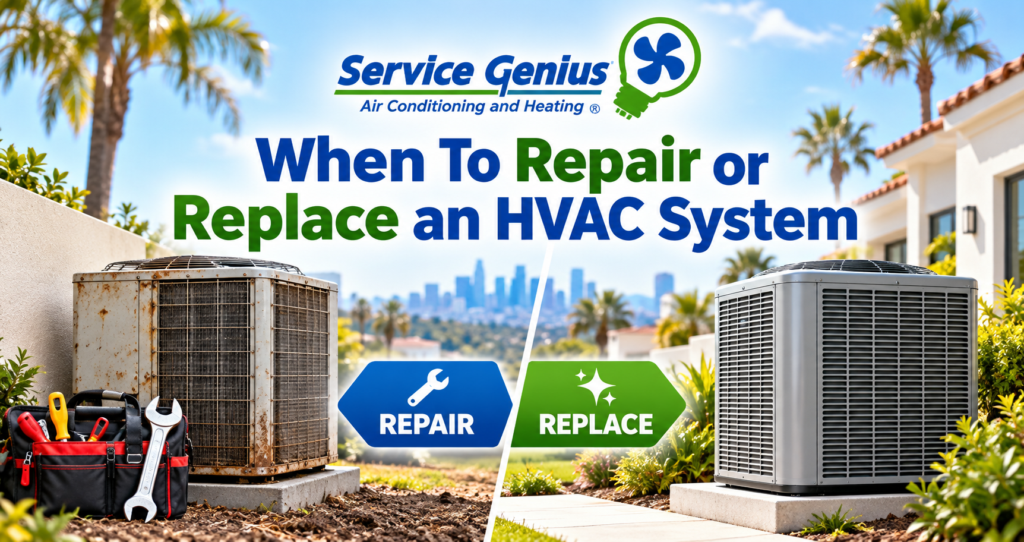 When To Repair or Replace an HVAC System
