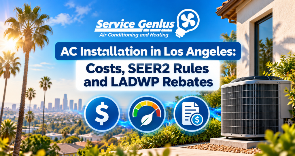AC Installation in Los Angeles: Costs, SEER2 Rules and LADWP Rebates